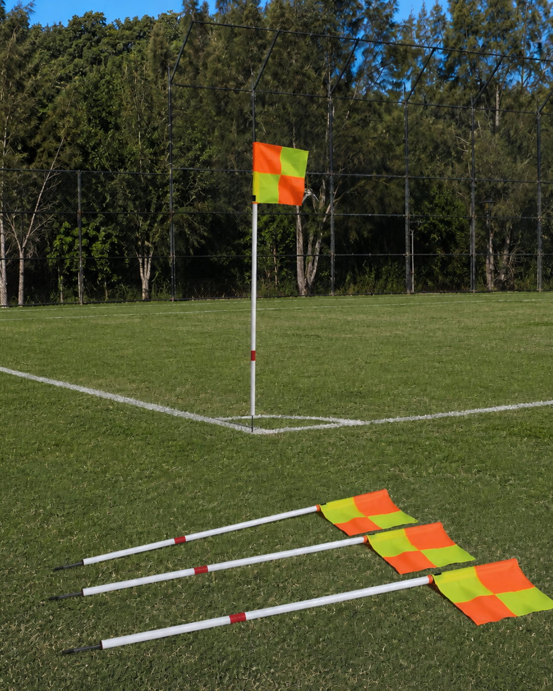 CORNER FLAG SET OF 4 WITH BAG