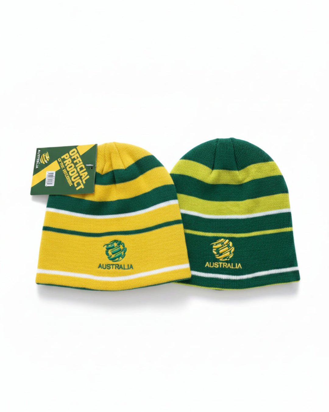 AUSTRALIA CROSSBAR REVERSIBLE BEANIE - Everything Football
