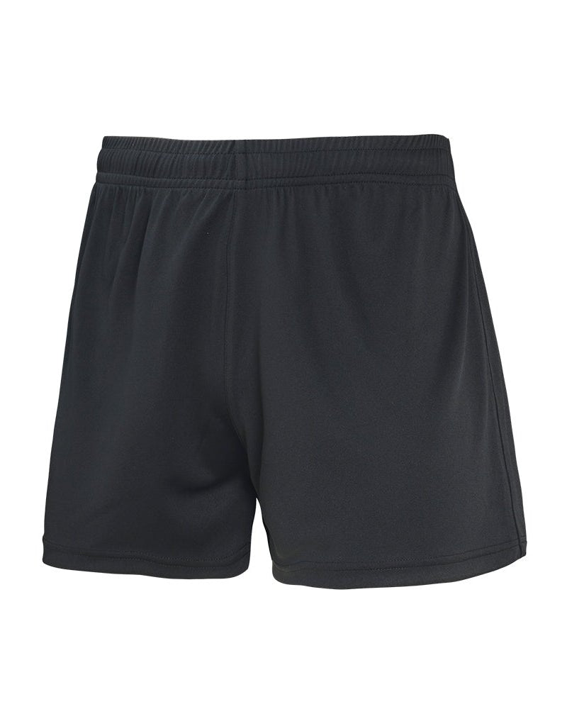 BLACK LADIES FOOTBALL SHORTS - Everything Football