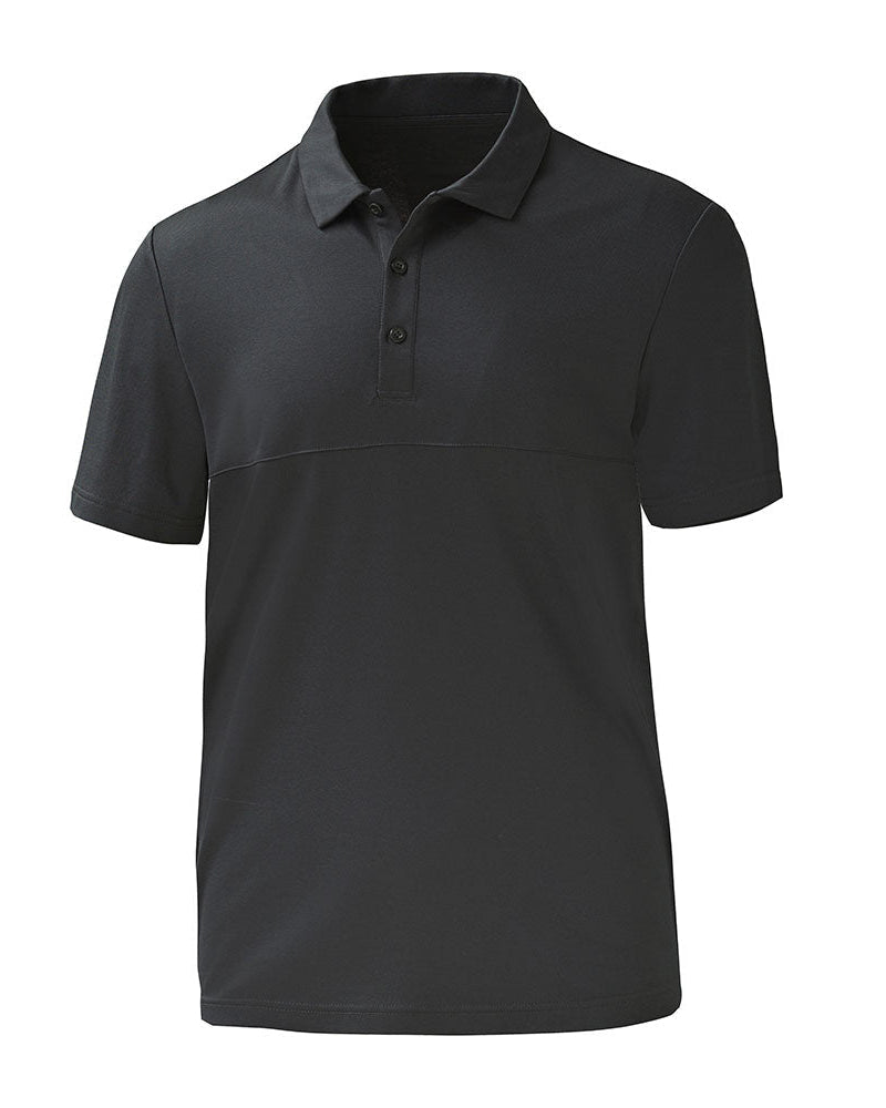 BLACK PREMIER POLO - Everything Football