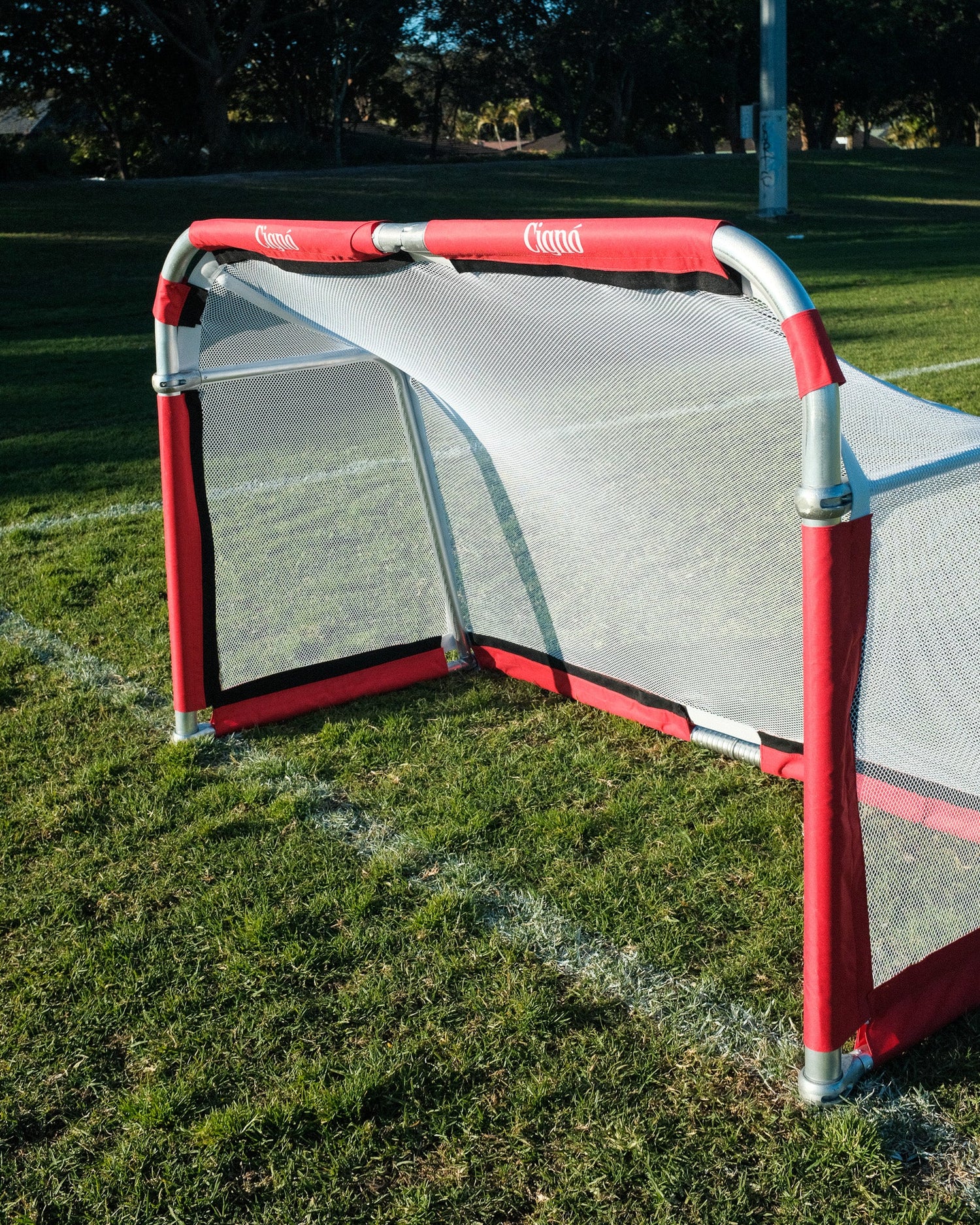 CIGNO ALUMINIUM GOAL 2M X 1M - RED - Everything Football