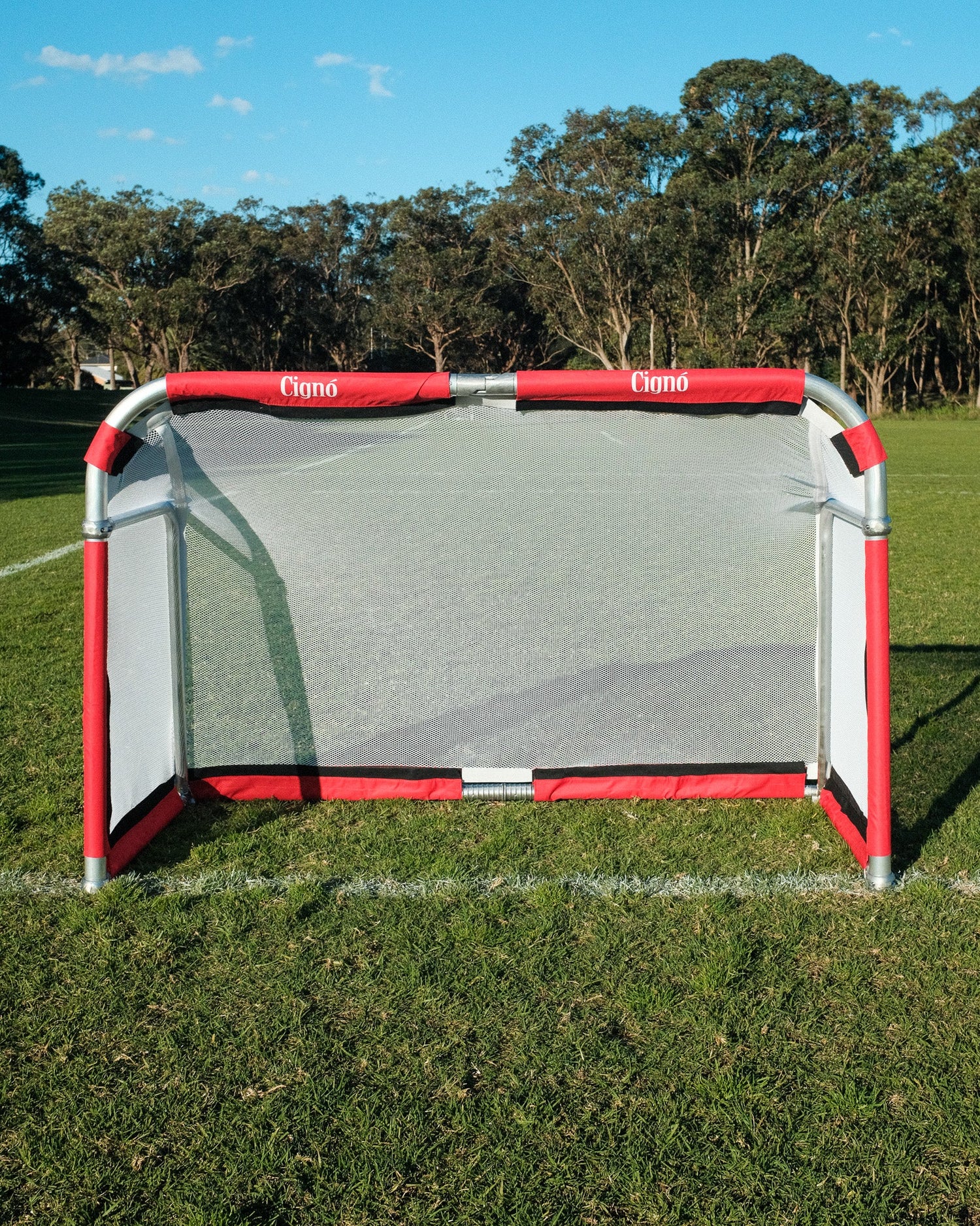 CIGNO ALUMINIUM GOAL 2M X 1M - RED - Everything Football