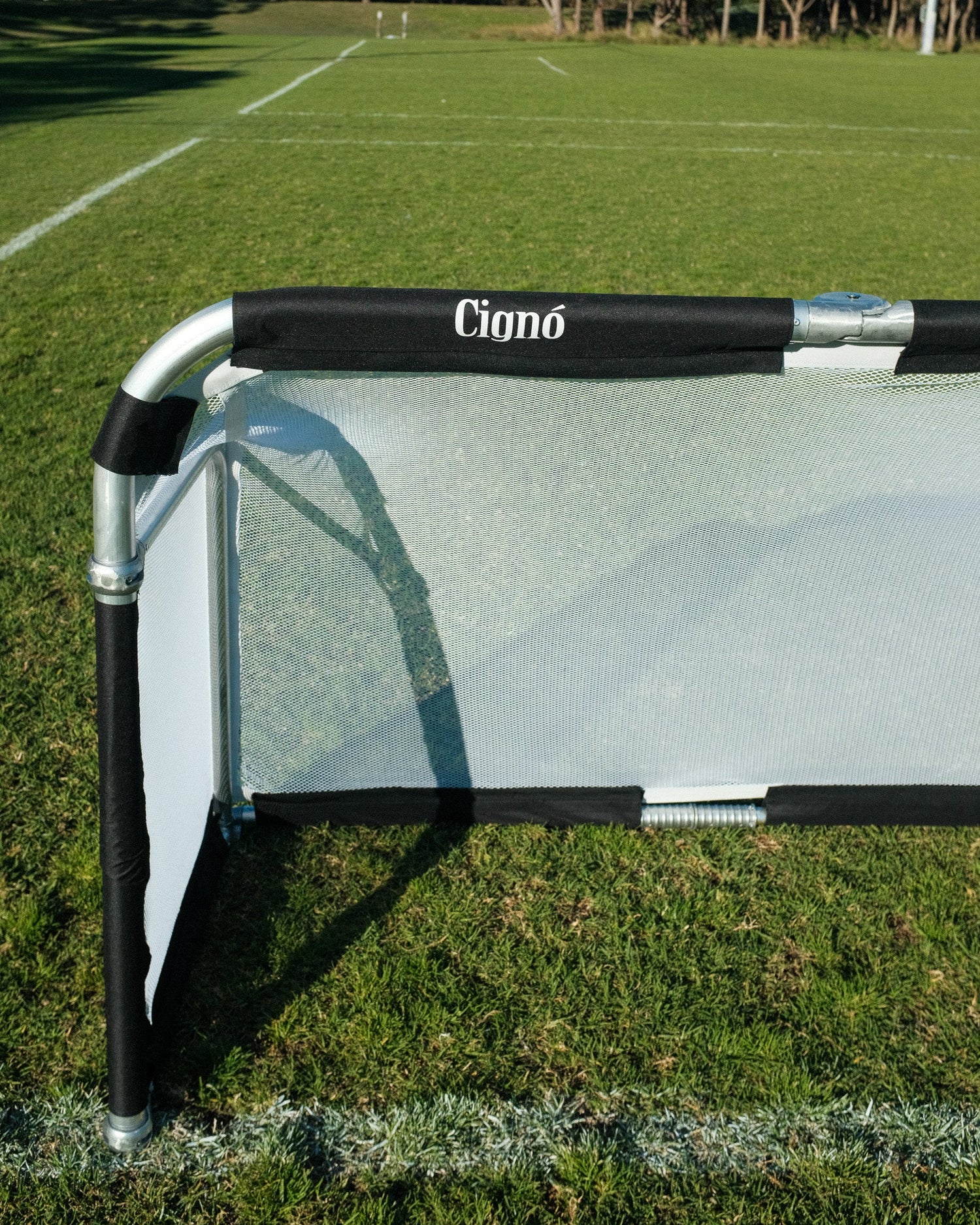 CIGNO ALUMINIUM GOAL 6FT X 4FT - BLACK - Everything Football