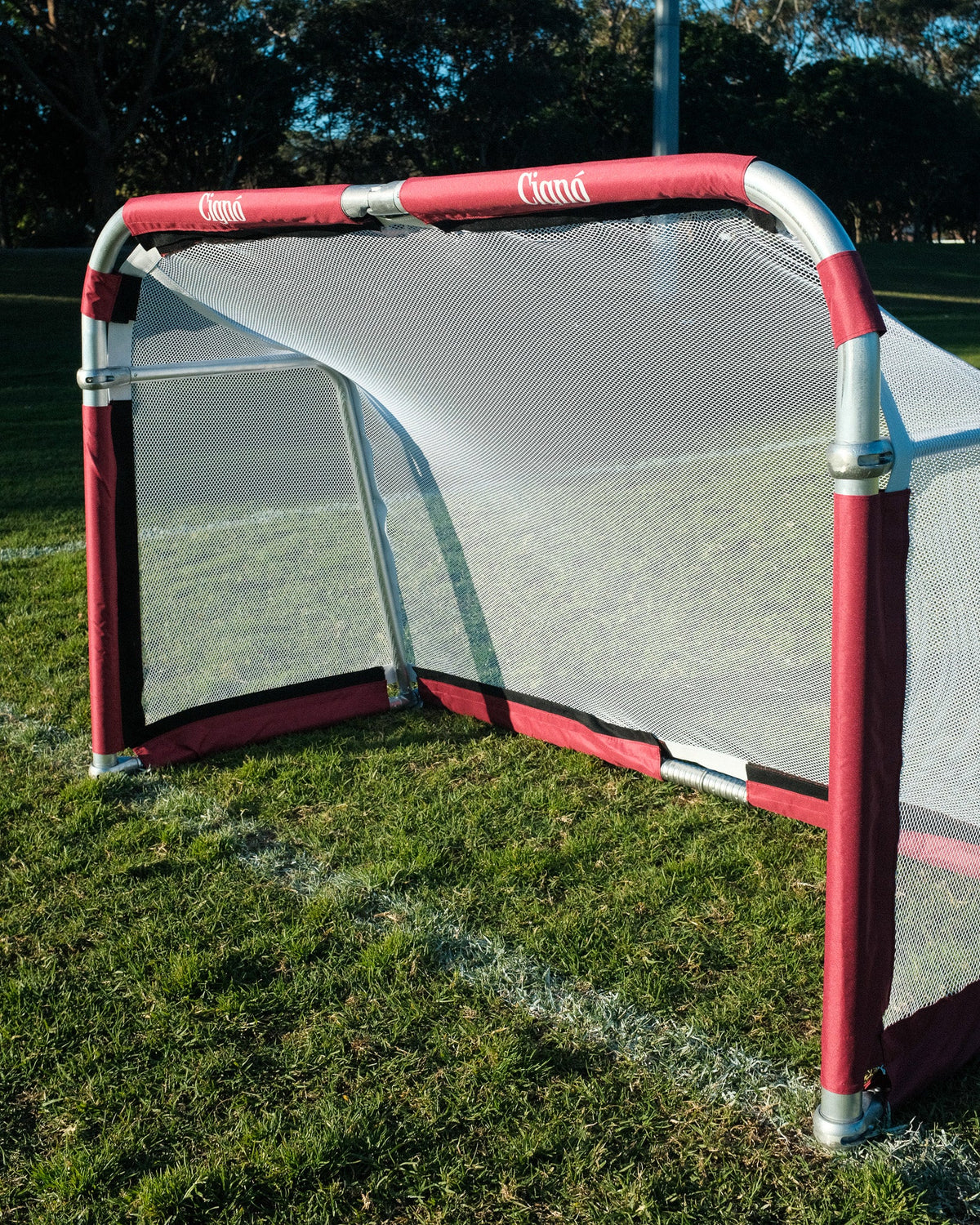 CIGNO ALUMINIUM GOAL 6FT X 4FT - MAROON - Everything Football