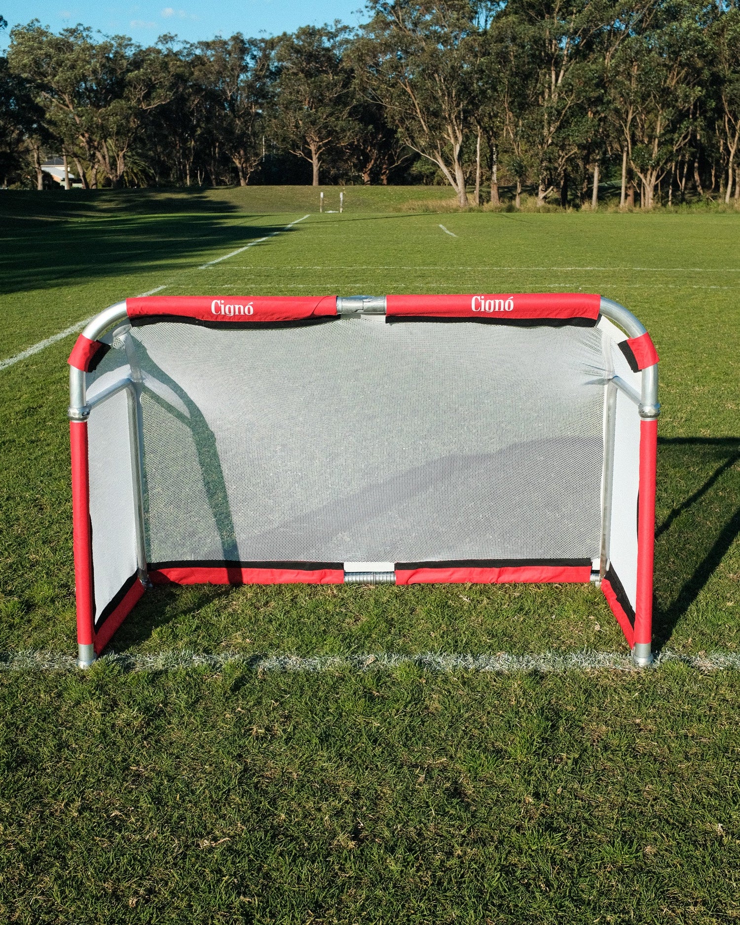 CIGNO ALUMINIUM GOAL 6FT X 4FT - RED - Everything Football
