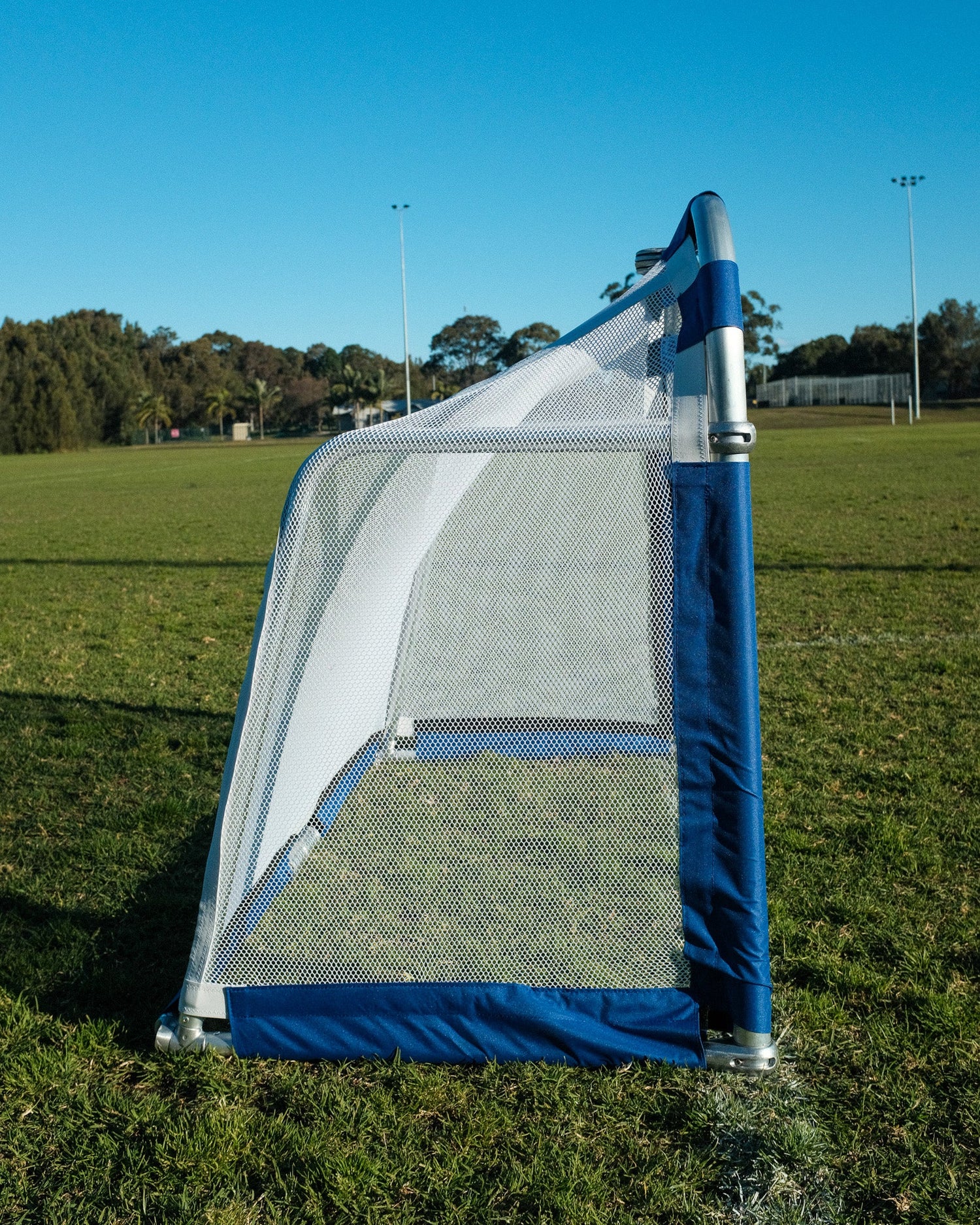 CIGNO ALUMINIUM GOAL 6FT X 4FT - ROYAL BLUE - Everything Football