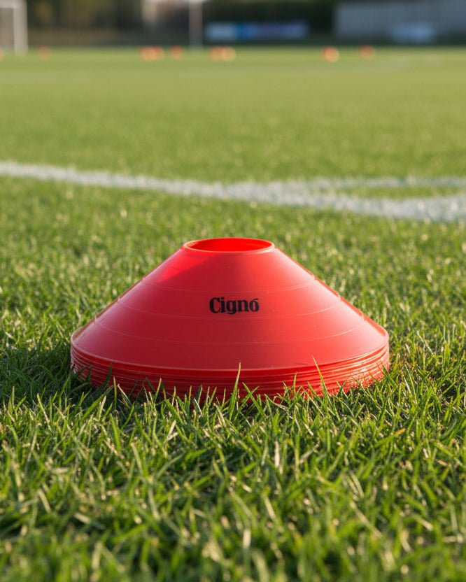 CIGNO MARKER CONES - 10 PACK - RED - Everything Football