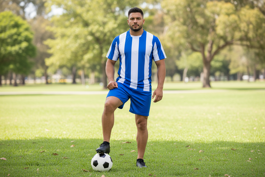STRIPED FOOTBALL JERSEY