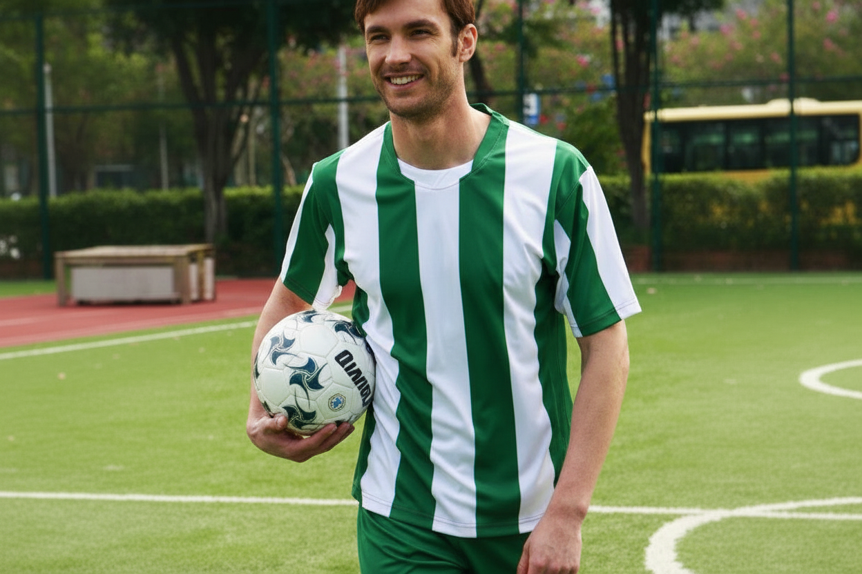 STRIPED FOOTBALL JERSEY