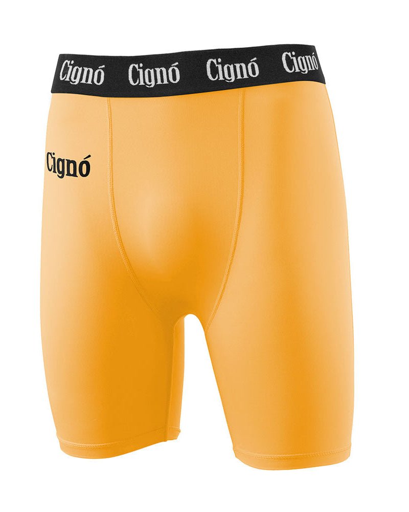 GOLD BASELAYER HALF TIGHTS - Everything Football