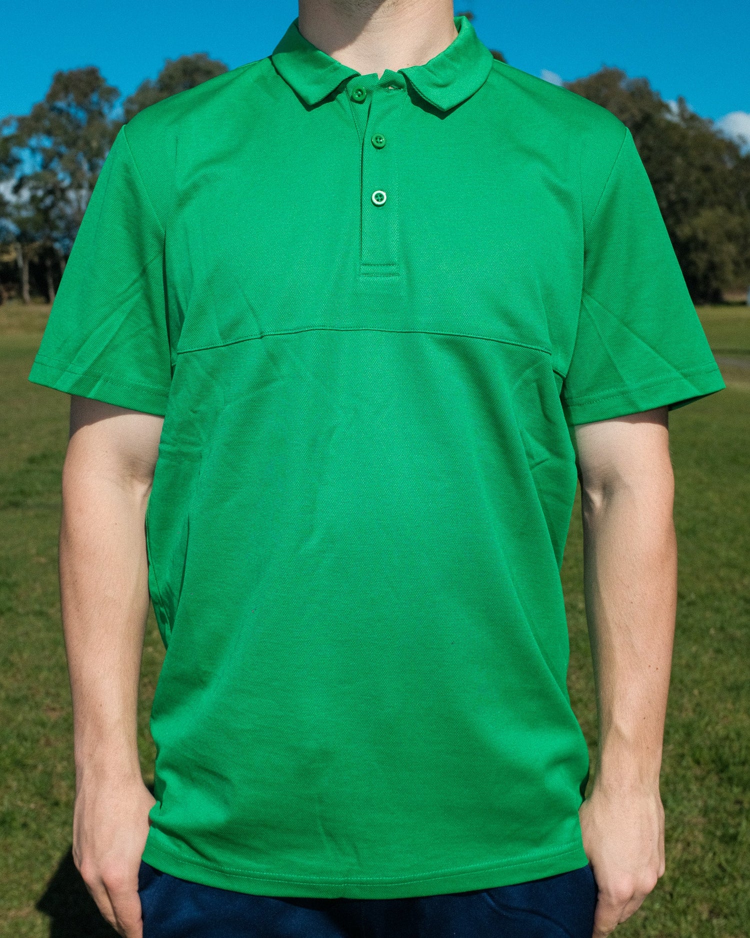 GREEN PREMIER POLO - Everything Football