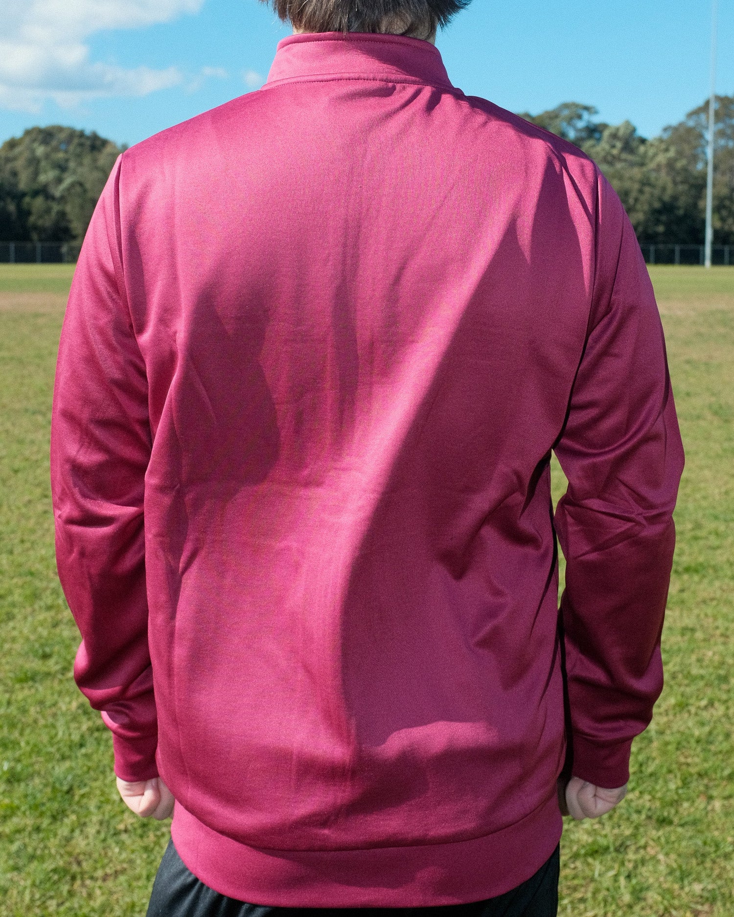 MAROON PREMIER TRACK JACKET - Everything Football