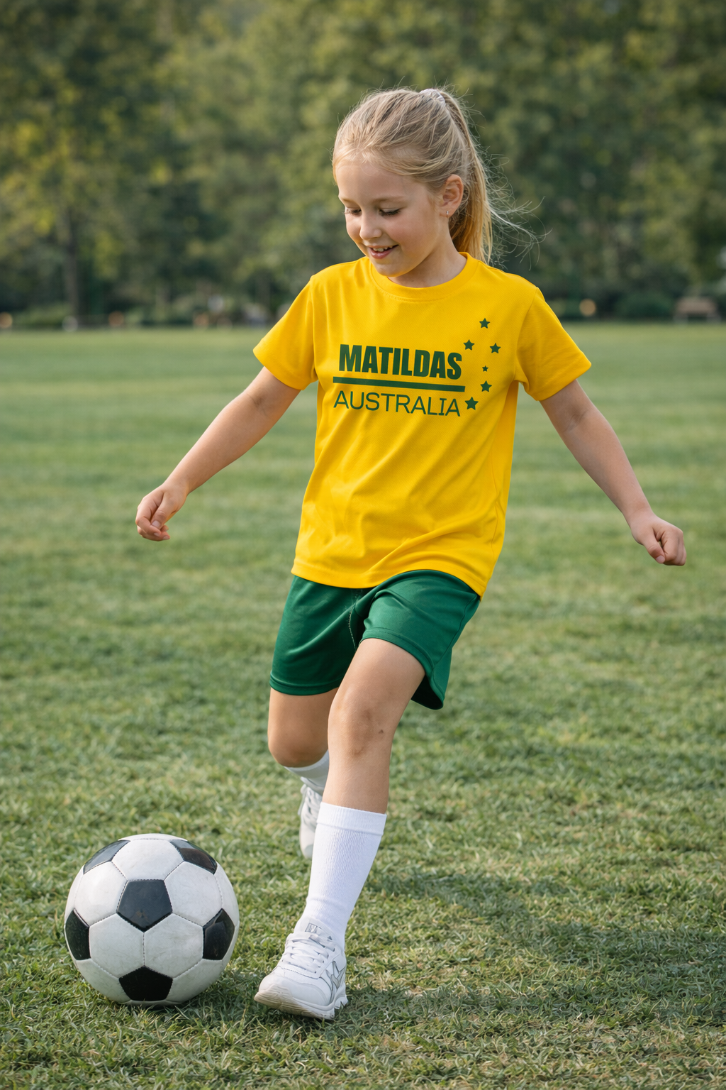 AUSTRALIA MATILDAS MICROMESH STARS SHIRT