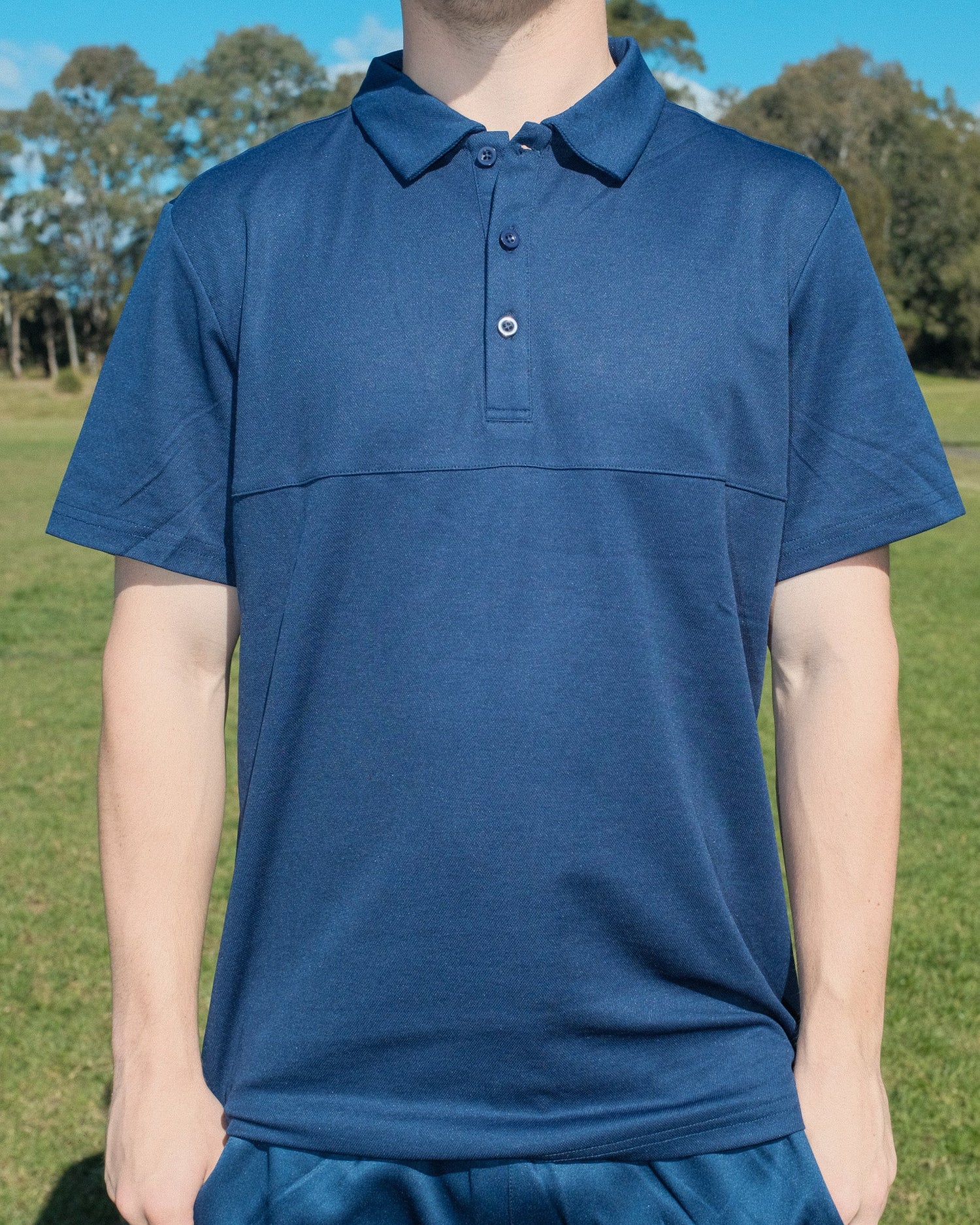 NAVY PREMIER POLO - Everything Football