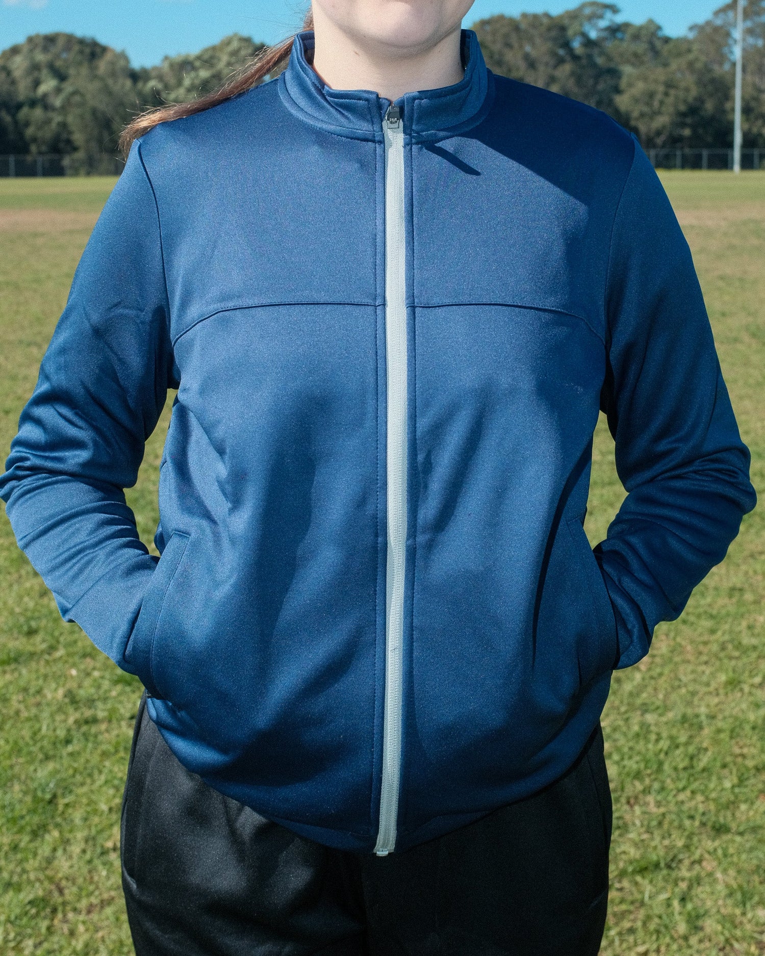 NAVY PREMIER TRACK JACKET - Everything Football