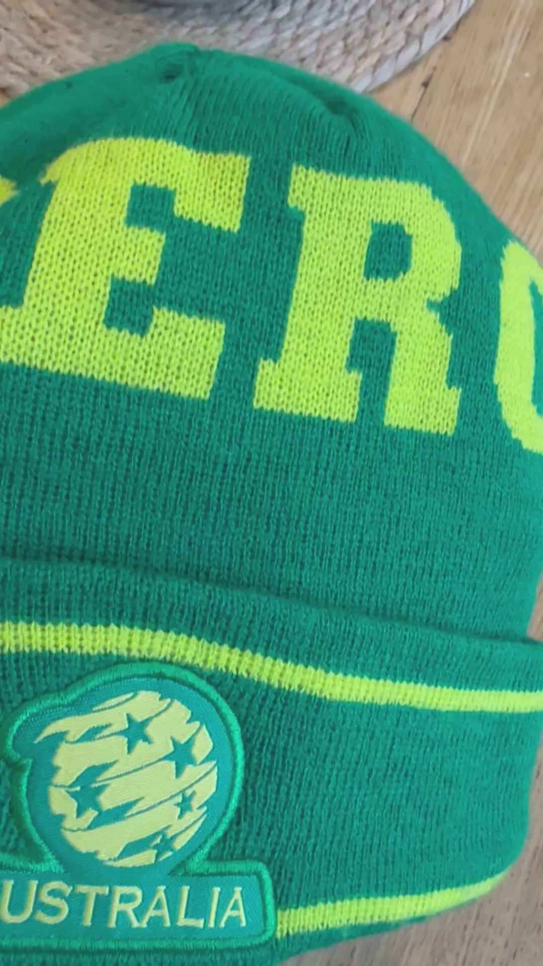 AUSTRALIAN SOCCEROOS CUFF BEANIE