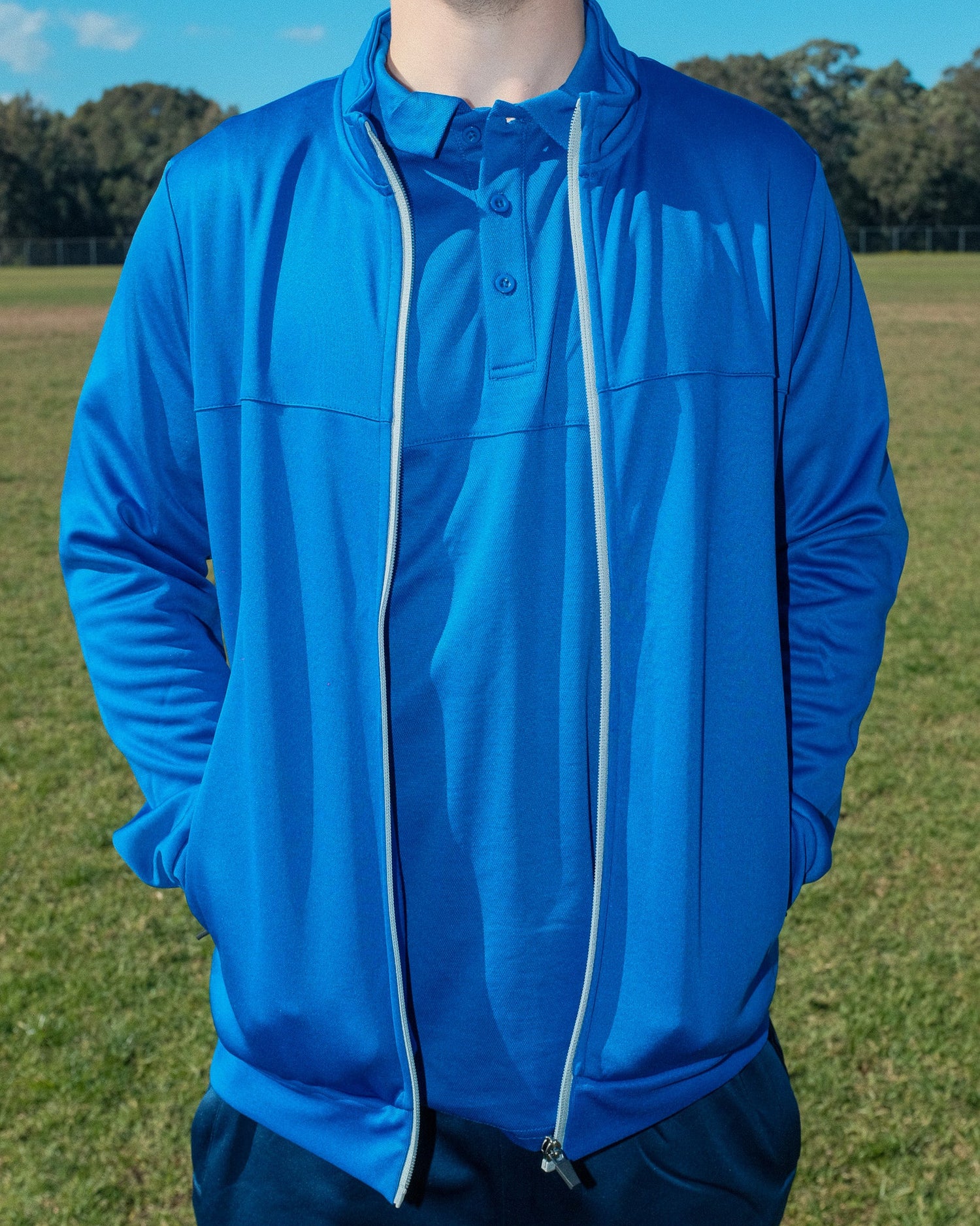 ROYAL BLUE PREMIER TRACK JACKET - Everything Football