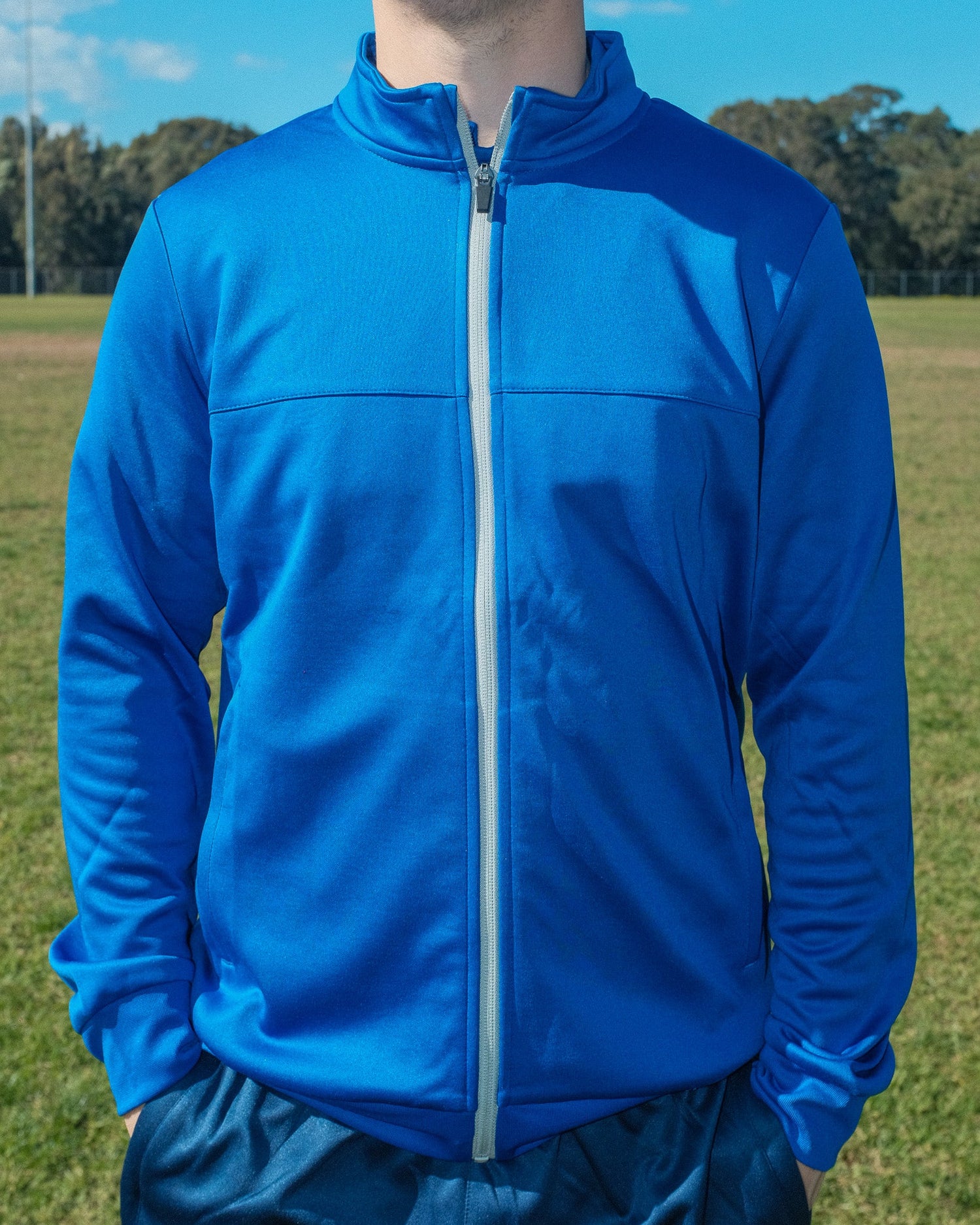 ROYAL BLUE PREMIER TRACK JACKET - Everything Football