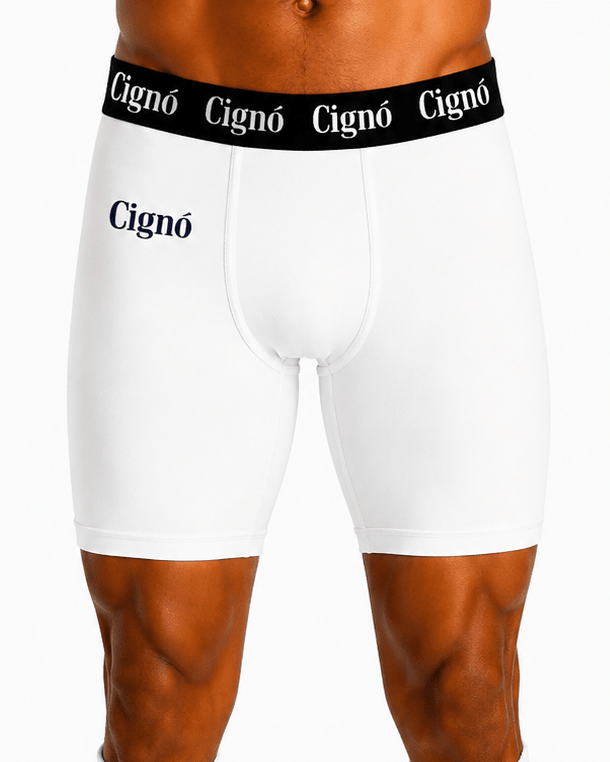 WHITE BASELAYER HALF TIGHTS - Everything Football