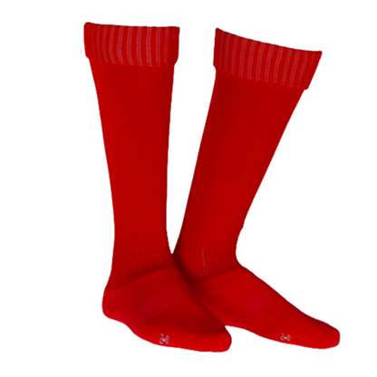 RED FOOTBALL SPORTS SOCKS