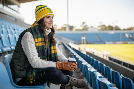 AUSTRALIA CROSSBAR REVERSABLE BEANIE - [everything-football].