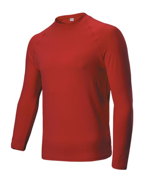 RED LONG SLEEVE BASELAYER TOP