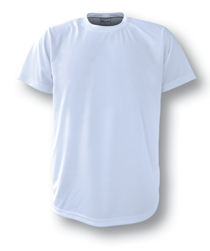 SUBLIMATED T-SHIRT ADULTS WHITE