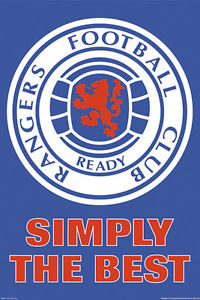 RANGERS SIMPLY THE BEST POSTER - [everything-football].